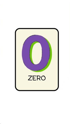 Learn Zero to Nine #learning #numbers