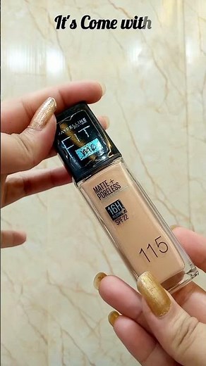 Maybelline fit me foundation#cosmetics #makeuptutorial