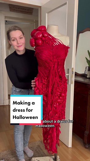 DIY Inside Out Zombie Dress for Halloween