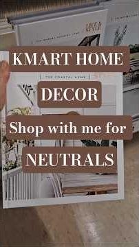 KMART'S NEW Neutral Homewares Are So Good 🤎 #kmart #homedecor #organicmodern #kmartfinds