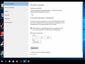 Windows 10 service pack 1 update HD