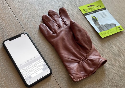 Watch GloveTacts touch screen sticker use on Amazon Live