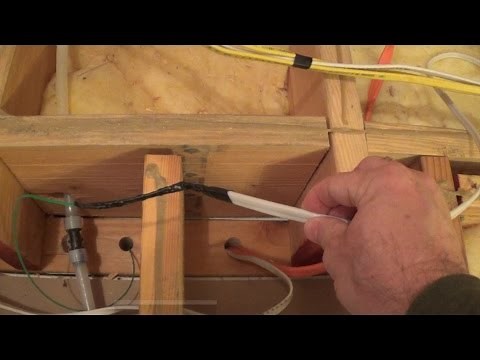How to Fish Wire Down a Wall (from attic to crawl space)