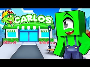 Carlos L'alien OUVRE son propre Magasin sur Minecraft !