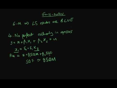 Gauss-Markov assumptions part 2
