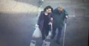 CCTV shows 'predatory' woman tricking a vulnerable blind man