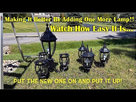 Custom Driveway Lamp Posts that you can do!