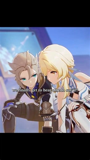 NEVER skipping this cutscene again #genshinimpact #albedo #lumine #genshin #fyp #shorts