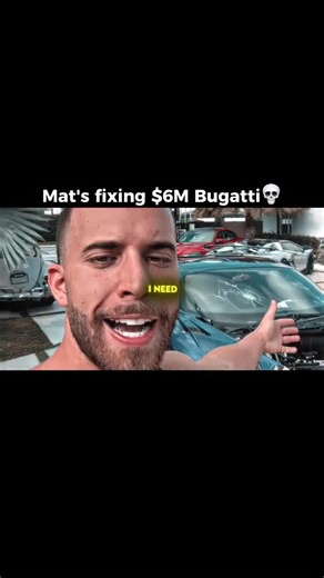 Alex Gonzalez on Instagram: "Mat Armstrong about to rebuild a $6M Bugatti💀 @fxalexg #fxalexg #matarmstrong #bugatti #viral"