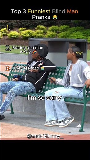 Top 3 Funniest Blind Man Pranks 😂 | Staring at Strangers Reactions!