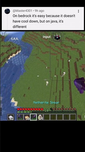 Doing attribute swaping in Minecraft java 🗿🗿#minecraft #pvpmontage #shortsfeed