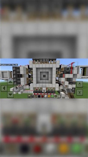 7x7 Vault Door #minecraft #minecraftredstone #minecraftshorts #minecraftpe