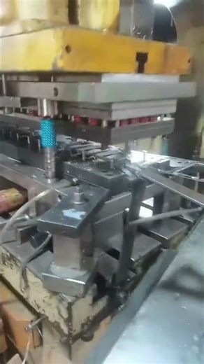 New Machining Work Stamping Continuous Die Manufacturing #shorts