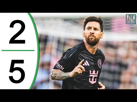 Lionel Messi Hat Trick - Nashville vs Inter Miami 2-5 Extended Highlights & Goals 2025