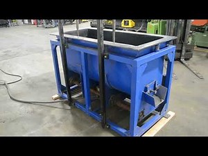 10HP 60" Wide Vibratory Polishing Deburring and Finishing Machine