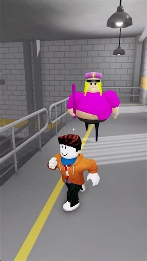 Rar plays POLICE GIRL PRISON RUN 🧠#roblox #shorts
