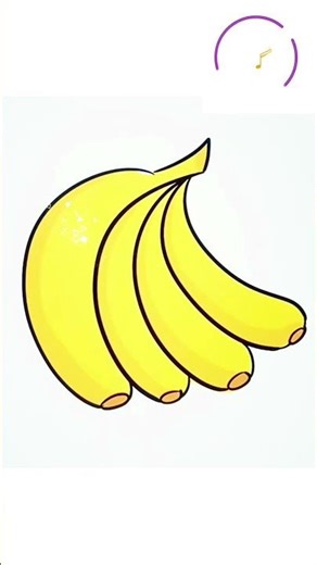 Easy Banana Drawing 🍌 | Cute Banana Sketch #BananaDrawing #EasyDrawing #drawing #Shorts #artshorts