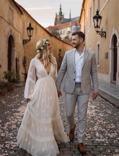Fairytale Boho Wedding Dress - Etsy