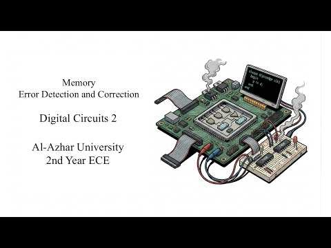 LEC[9, 10]: Memory and Error Detection and Correction | 2nd Year ECE | Al-Azhar University
