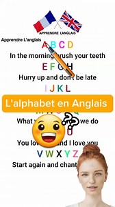 Chantons l'alphabet en Anglais 😀❤️ 🇬🇧😁 #anglais | Apprendre L'anglais