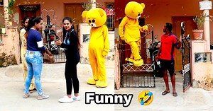5.5M views · 10K reactions | Teddy bear Funny pranks Videos are made for entertainment purpose and our content is family friendly so everyone can watch it . If you want to watch more videos like this then you can checkout our page . Thank you ❤️ | Mr Crazy | Facebook
