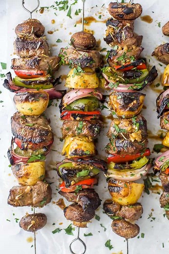 The Best Marinated Steak Kabobs - Easy Summer Grilling Idea!
