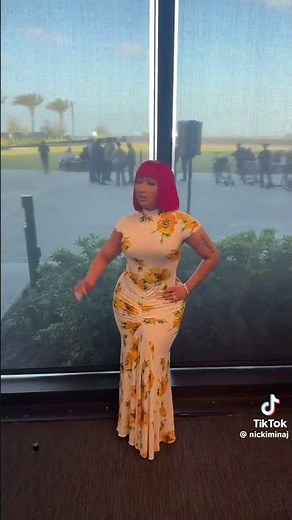 Nicki Minaj looks stunning in new video via TikTok❤️🤏🏽#nickiminaj #barbz #exoticteablog #viral