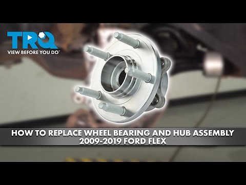 How to Replace Wheel Bearing And Hub Assembly 2009-2019 Ford Flex