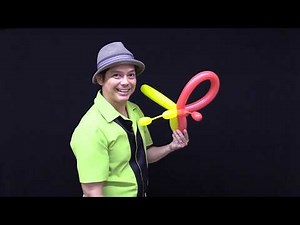 Beginners Guide on How to Make Balloon BUTTERFLY. Balloon Animal Lesson #28