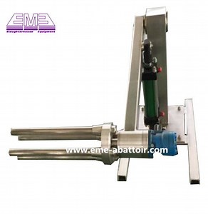 [Hot Item] Hydraulic Sheep Skin Puller Machine Goat Peeling Lamb Dehiding Machinery Livestock Abattoir Machine