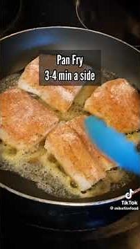 It’s Alaska True Cod (aka Pacific Cod) season! Easy Lemon Butter Cod Recipe by MikeFitnFood