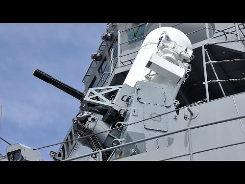 【海上自衛隊】Phalanx CIWS 操法展示 イージス艦「みょうこう」JMSDF DDG-175 Myōkō