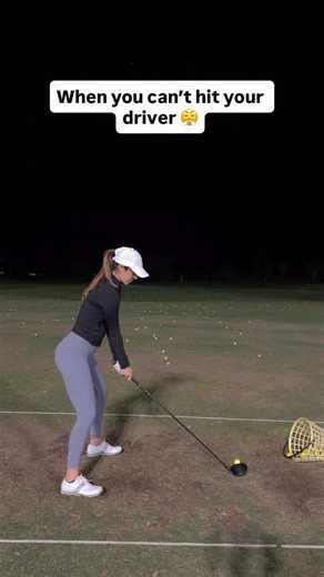 I get so mad when I can’t draw my driver.. Should I just play the cut 🤔 #golf #golfer #driver | Sabrina Andolpho