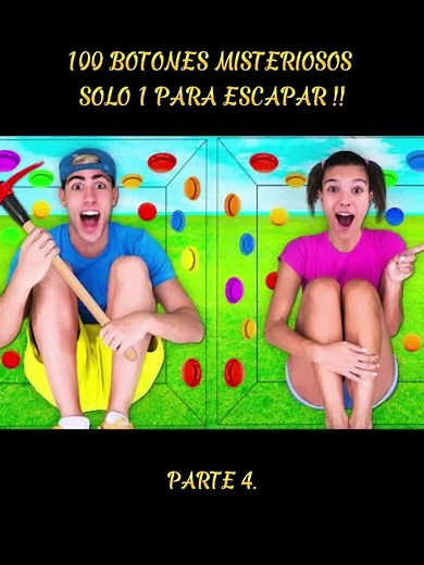 ¡Escapa de los 100 Botones Misteriosos!