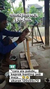 tutorial buat meja 1 jam jadi.#meja #tutorial