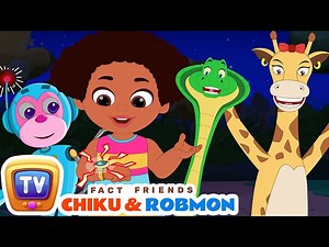 Jungle Dance Party - Fact Friends Chiku & Robmon - Fun Facts For Kids - ChuChu TV Learning Videos - Videos For Kids
