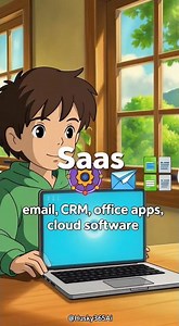 What Is SaaS? (Software as a Service) ☁️:#SaaS #CloudComputing