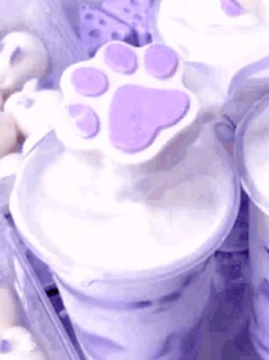 Pastel Purple Moodboard Aesthetic GIFs & Glitter Slime
