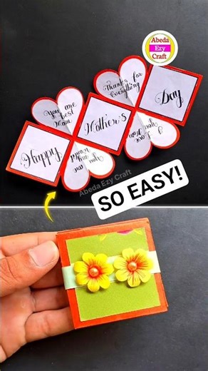 Mother's Day Card | Mother's Day Greeting Card #diy #mothersday #shorts