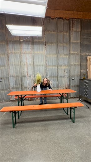 The Old Grainery | From folded flat to ready for a crowd. 🍻 This authentic German beer garden table & benches come together in minutes — no fuss, no tools,... | Instagram