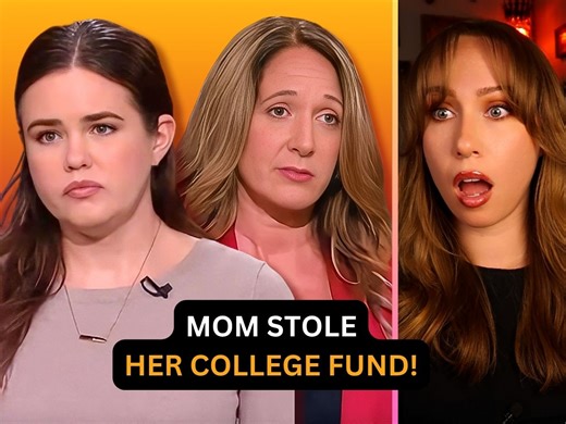 Girl SUES Mom For Spending Her $25k College Fund Left Behind By Her Father! | Tessa Show