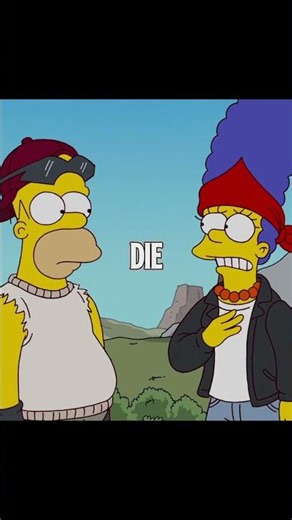 Die Simpsons Werden Gejagt Und Flohen #karikatur #simpsons #story #film