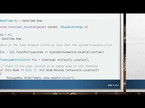 Handling MouseDoubleClick Events in C# TreeView Even with Empty Areas Efficiently