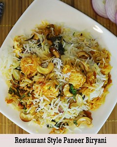 476K views · 7.1K reactions | Paneer Biryani | Paneer recipe | Veg Paneer dum biryani | Restaurant style paneer Biryani | Quick Veg Biryani | Paneer biryani in cooker | Paneer Pulao | #madhurasrecipe | MadhurasRecipe | Facebook