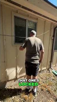 Homeowner's Hilarious Attempt to Break In (To Their Own House!) #shorts