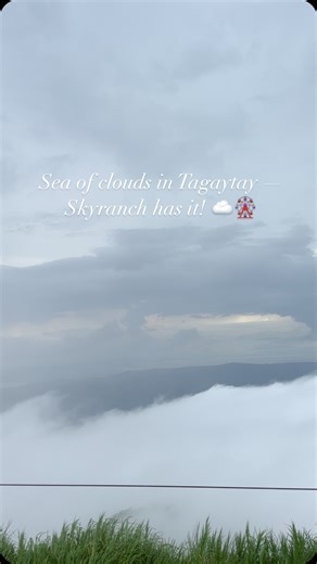 Where rides meet the skies — sea of clouds, check ✔️ #TravelToSKYRANCH | Skyranch | Facebook