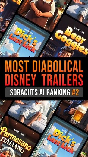 DISNEY Went TOO FAR! 😱 The 3 DARKEST AI Trailers (Sora 2) #shorts