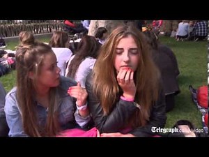 One Direction fans camp out in Leicester Square