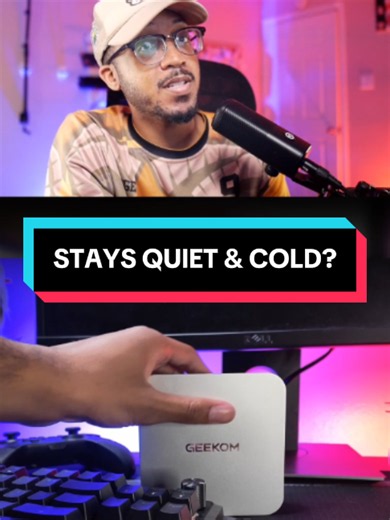 Who knew the GEEKOM A5 Pro 2026 could stay this quiet and cold? 🤷‍♂️ 🎥: @yonugggaming #geekom #computer #PC #geekoma5pro2026 #desksetup #pccooling #smallpc #tech