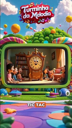 🎵 Tique-Taque do Relógio ⏰– Música Infantil do Tempo